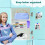 8 Pcs School Locker Shelf Organizer - Adjustable Locker Divider Mate Easy to Install for Extending Locker Use Space 3