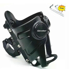 (Schwarz) Passend für Motorrad-Getränkeflaschenhalterung für Honda Shadow VT 400 600 750 1100 VT400