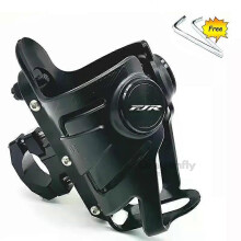 (Schwarz) Passend für Motorrad-Trinkflaschenhalterung für YAMAHA FJR 1300 FJR1300 FJR1200 2006-2021