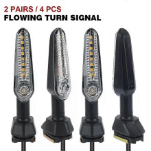 (4pcs Turn Signal)Applies to LED Turn Signal Flowing Light For KAWASAKI NINJA 125 400 650 1000 ZX6R