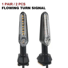 (2pcs Turn Signal)Applies to LED Turn Signal Flowing Light For KAWASAKI NINJA 125 400 650 1000 ZX6R