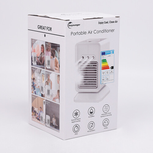 Desktop USB Mist Fan Air Cooler Humidifier