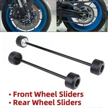(Front and Rear)Applies to 2024 GSX-8R GSX-8S Rear Front Axle Fork Wheel Crash Sliders For Suzuki GSX8R