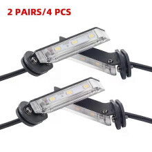 (2 pairs)Applies to Invisible Wing LED Turn Signal Light For YAMAHA MT07 MT09/Tracer 700 900/9/GT XSR700