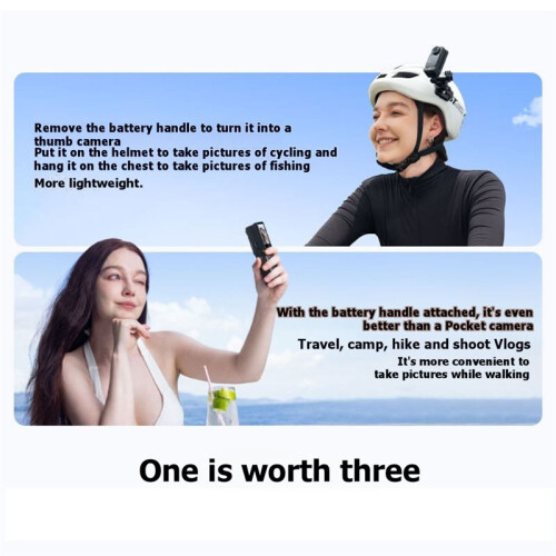 C400 16MP Handheld Action Camera Handheld Detachable Rotating Screen Design 4K HD Video Action Camera 1