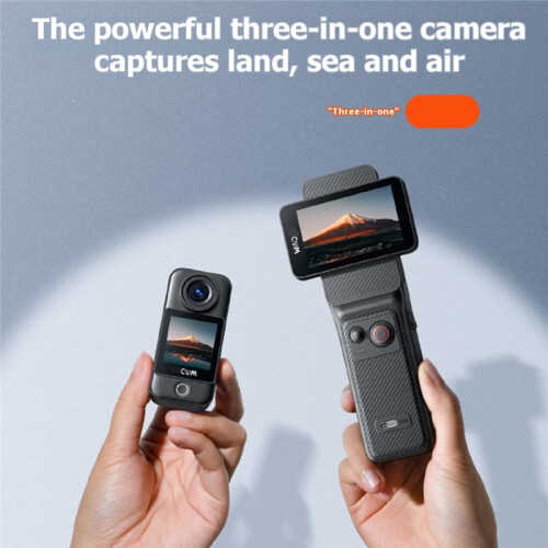 C400 16MP Handheld Action Camera Handheld Detachable Rotating Screen Design 4K HD Video Action Camera 2