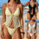 Practical Two Piece Ladies Swimsuit Comfortable-Black M 4