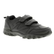 (Black, 2 (Adults')) Rockstorm Boys School Shoes Trainers Bolt Touch Fastening black UK Size