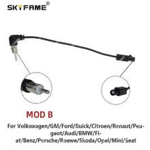 (MOD B) Gilt für Autoradio FM/AM Antennenkonverter-Adapter mit verlängertem Kabel für Autoradio, DVD