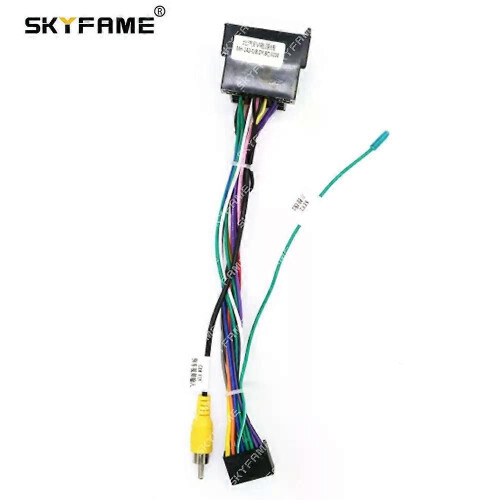 (Nur Kabel 2013–2017) Gilt für Kfz-16-poligen Kabelbaumadapter, CAN-Bus-Box-Decoder, Android-Radio-Stromversorgung