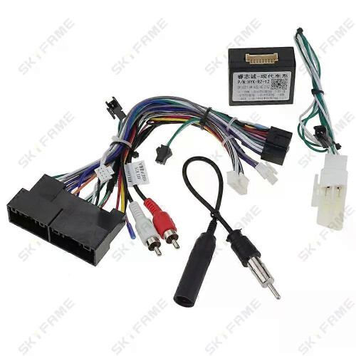 Gilt für 16-poligen Kfz-Kabelbaumadapter, Canbus-Box-Decoder, Android-Stromkabel für Hyundai IX35