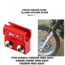 (Fram A 1 styck) Gäller CR125R CR250R Bromsvajerledningsklämmahållare för Honda CR80R CR85R
