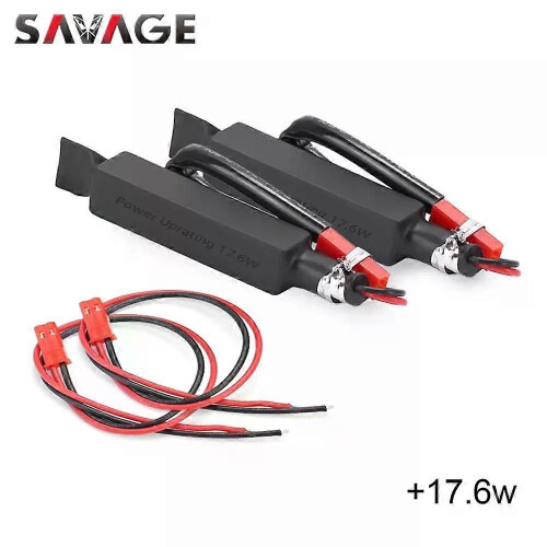 (2 Stück 17,6 W) Geeignet für Motorradblinker 12 V Lastwiderstände LED-Decoder Fehlerbehebung schnelles