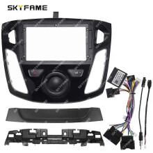 (No knob control C)Applies to Car Frame Fascia Adapter Android Radio Dash Fitting Panel Kit For Ford