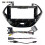 (Full Set Black)Applies to Car Frame Fascia Adapter Canbus Box Decoder Android Radio Dash Fitting Panel 1