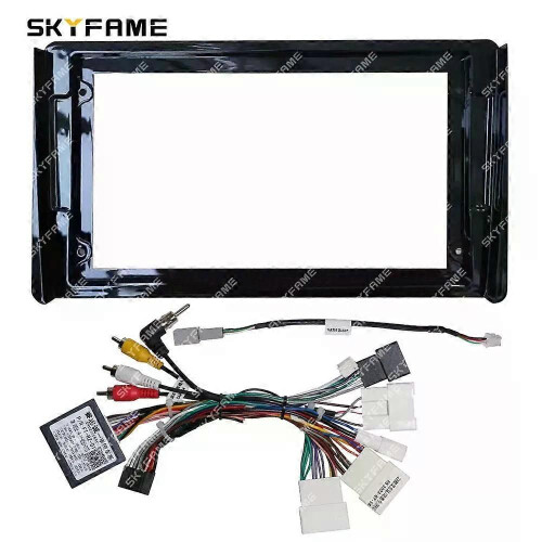 (Full Set 9 Inch)Applies to Car Frame Fascia Adapter Canbus Box Decoder Android Radio Dash Fitting Panel