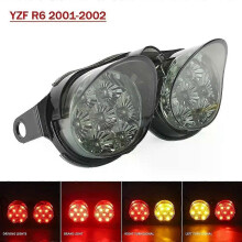 (YZF-R6 01-02 B) Gilt für LED-Rücklicht-Blinker für YAMAHA YZF R6 YZFR6 2001-2016 YZF-R6 Motorrad