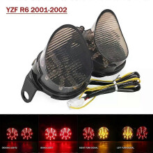 (YZF-R6 01-02 A) Passend für LED-Rücklicht und Blinker für YAMAHA YZF R6 YZFR6 2001-2016 YZF-R6 Motorrad