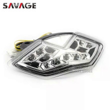 (Klar) Gilt für LED-Rücklicht/Bremslicht für KAWASAKI Z1000 10-13, Z1000SX NINJA 1000 2011-2020 KLE