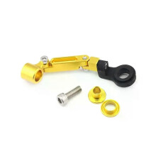 (Gold)Applies to Oil Fluid Reservoir Tank Cup Mount Bracket Support For Honda Yamaha Kawasaki Suzuki