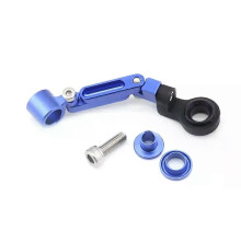 (Blue)Applies to Oil Fluid Reservoir Tank Cup Mount Bracket Support For Honda Yamaha Kawasaki Suzuki