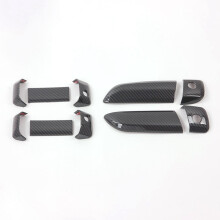 Carbon Fiber Door Handle Frame Cover Trim for Hiace 2005-2015 Car Styling