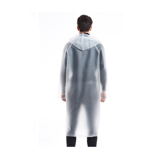 Imperméable EVA réutilisable, poncho de pluie imperméable avec capuche  XL 1