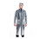 Imperméable EVA réutilisable, poncho de pluie imperméable avec capuche  XL 3