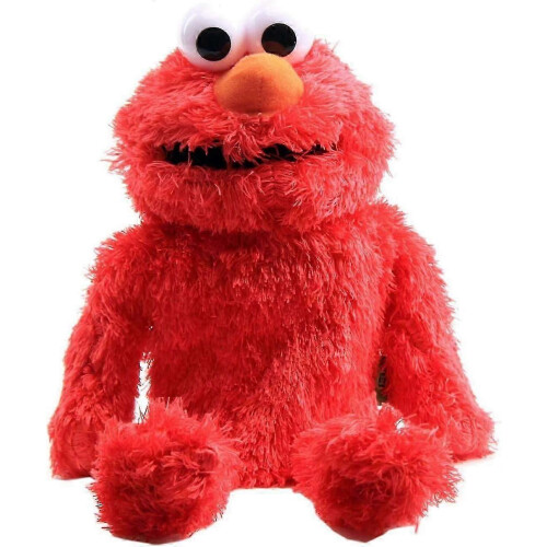 Elmo Puppet Λούτρινο Κόκκινο Teddy Χειροποίητο Παιχνίδι Δώρο 1