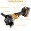 125mm Brushless Angle Grinder Metal Polishing 9