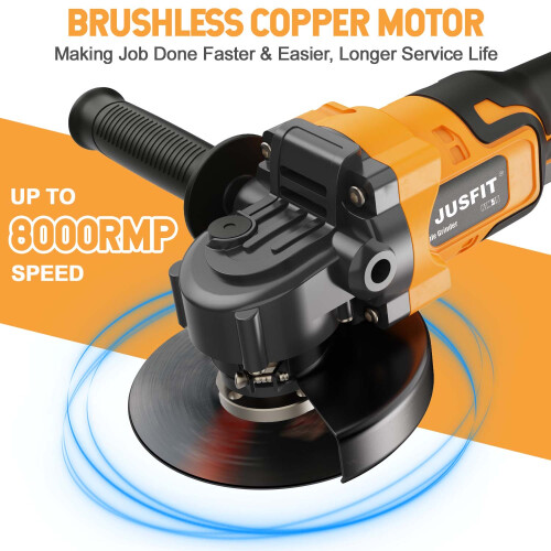 125mm Brushless Angle Grinder Metal Polishing 2