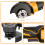125mm Brushless Angle Grinder Metal Polishing 5