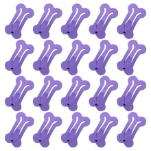 Cute Dog Hairpin Colorful Bone Shape Hairpin Pet Small Dog Hair Clips for Chihuahua Pug Grooming Dog Accessories-F