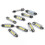 10 τεμάχια λαμπτήρες LED 36mm 12V 3 SMD 5050 Festoon, εσωτερικό φως αυτοκινήτου, λ 2