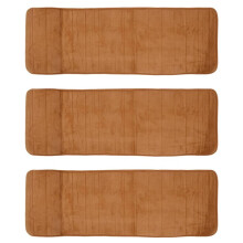 3 Pcs 120x40cm Absorbent Nonslip Memory Foam Kitchen Bedroom Door Floor Mat Rug Carpet Khaki