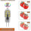 Λαμπτήρας LED G4 2W 12V AC/DC, πακέτο 10 λαμπτήρων αλογόνου ισοδύναμου 20W, 200L 3