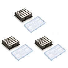 3 Stueck Motorfilter und 3 Stueck HEPA-Filter fuer BSGL VSZ BSD BSA Serie Staubsauger Teile