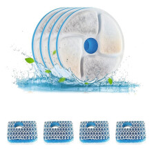Cat Water Fountain Replacement Filters Pet Water Fountain Replacement Filter Suitable for 74Oz/2.2L Automatic