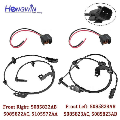 Suitable For Dodge Front Abs Wheel Speed Sensor 5085822Ab 5085823Ab