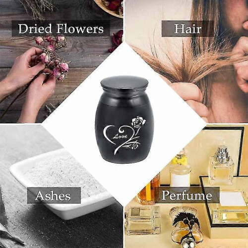 Mini Urn For Ashes Cremation Memorial Keepsake Container Jar Stainless 1