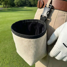 Lichtgewicht golfclub- en balreinigingszakjes met-Zwart