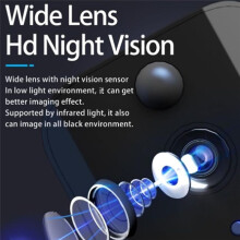 Doorbell Camera, 1080P Wire Less Doorbell Camera Wifi Network Connection, Voice Conversion,2 Way Talk