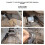 Clé d'extension à décalage de 430mm de Long, avec 4 adaptateurs, 7