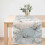 Fall Eucalyptus Leaves Pumpkins Table Runner, Autumn Thanksgiving Kitchen Dining Table Decoration for Indoor A 4