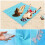 Strand-/Picknickdecke - 200x200 m - blau 3