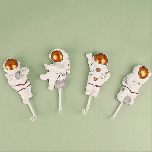 Astronaut Wall Hooks for Home Use 3Pcs Adhesive Sticky Hangers 2