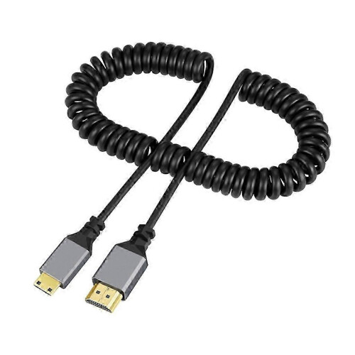 4K@60Hz Συμβατό με HDMI με HDMI/MINI HDMI/ Micro HDMI/Καλώδιο επέκτασης με σπείρωμα 2