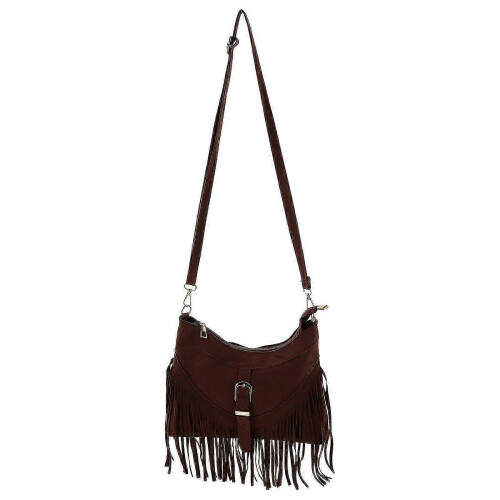 Τσάντα Boho: Τσάντα Crossbody με κρόσσια σε μποέμ στυλ για γυναίκες - Vintage τ 1