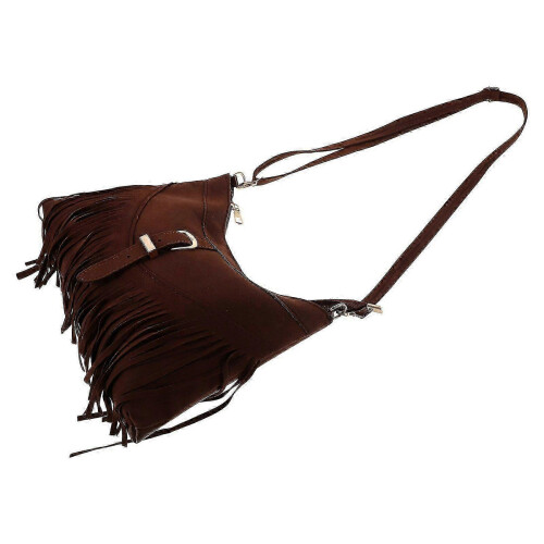 Τσάντα Boho: Τσάντα Crossbody με κρόσσια σε μποέμ στυλ για γυναίκες - Vintage τ 2