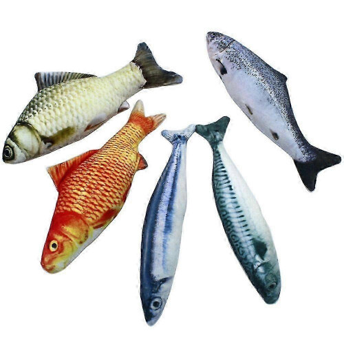 τεμάχια παιχνίδια Catnip Fish για γάτες 20cm Παιχνίδια γάτας Μαξιλάρι ψαρι 1